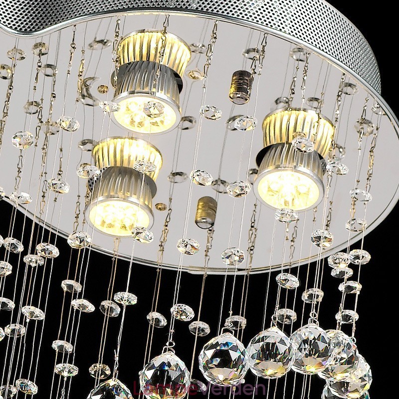 6 lys moderne krystal loft pendel lys indendørs lysekrone belysning lamper armaturer