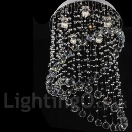 5 lys moderne krystal loft pendel lys indendørs lysekrone belysning lamper armaturer