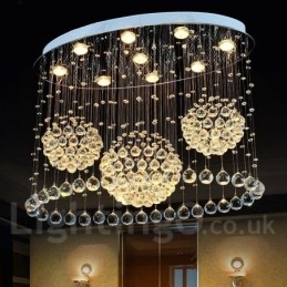 9 lys moderne krystal loft pendel lys indendørs lysekrone belysning lamper armaturer
