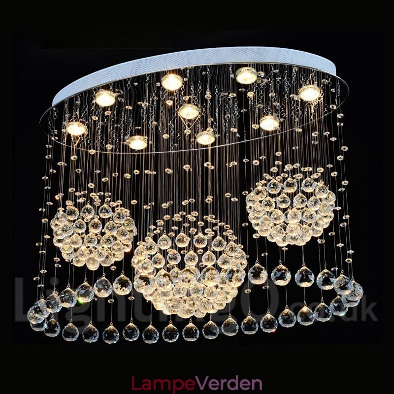 9 lys moderne krystal loft pendel lys indendørs lysekrone belysning lamper armaturer