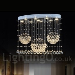 9 lys moderne krystal loft pendel lys indendørs lysekrone belysning lamper armaturer