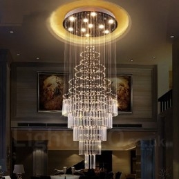 10 lys moderne krystal loft pendel lys indendørs lysekrone belysning lamper armaturer