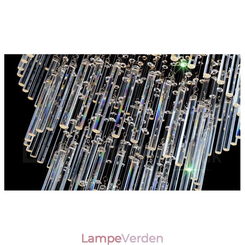 10 lys moderne krystal loft pendel lys indendørs lysekrone belysning lamper armaturer