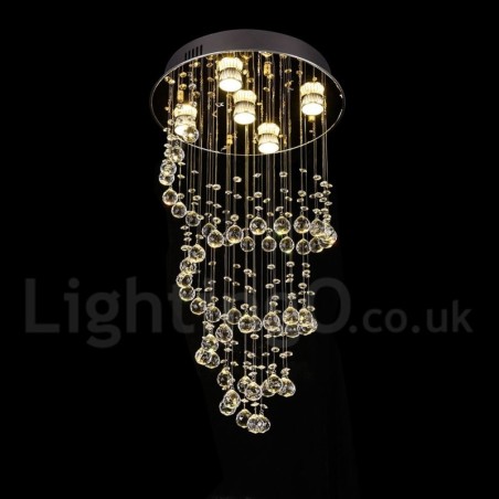 5 lys moderne krystal loft pendel lys indendørs lysekrone belysning lamper armaturer 5 lys moderne krystal loft pendel lys indendørs lysekrone belysning lamper armaturer