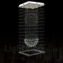 9 lys moderne krystal loft pendel lys indendørs lysekrone belysning lamper armaturer