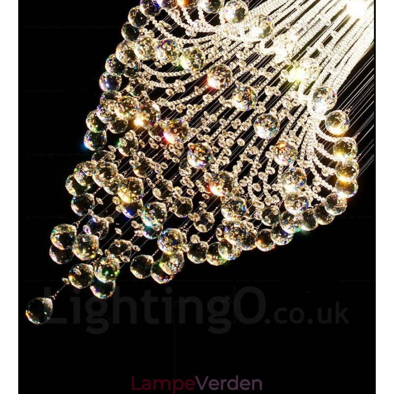 9 lys moderne krystal loft pendel lys indendørs lysekrone belysning lamper armaturer