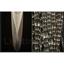 9 lys moderne krystal loft pendel lys indendørs lysekrone belysning lamper armaturer