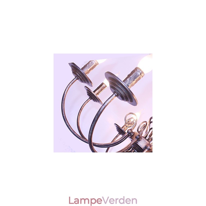 Retro Designers Candle Style Andre Metal lysekrone