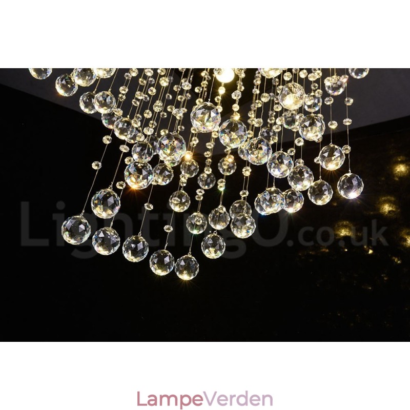 4 lys moderne krystal loft pendel lys indendørs lysekrone belysning lamper armaturer