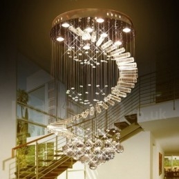 9 lys Moderne K9 Krystal Loft Pendel Lys Indendørs Lysekrone Belysning Lamper Armaturer