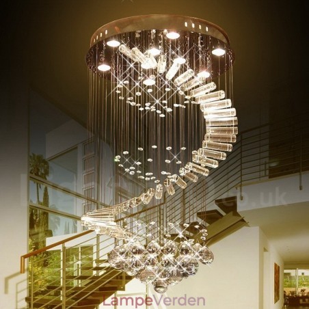 9 lys Moderne K9 Krystal Loft Pendel Lys Indendørs Lysekrone Belysning Lamper Armaturer 9 lys Moderne K9 Krystal Loft Pendel Lys Indendørs Lysekrone Belysning Lamper Armaturer