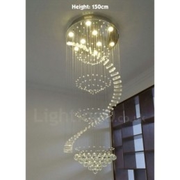 9 lys Moderne K9 Krystal Loft Pendel Lys Indendørs Lysekrone Belysning Lamper Armaturer