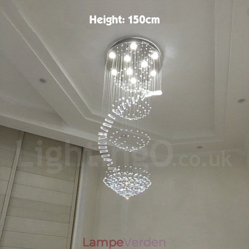 9 lys Moderne K9 Krystal Loft Pendel Lys Indendørs Lysekrone Belysning Lamper Armaturer