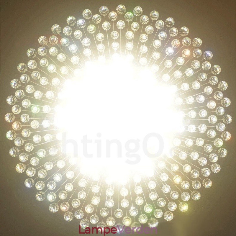 21 lys Moderne K9 Krystal Loft Pendel Lys Indendørs Lysekrone Belysning Lamper Armaturer