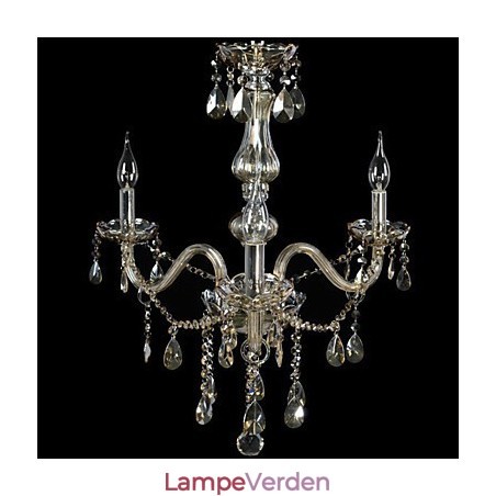 3 lys luksus krystal lysekrone Cognac farve K9 krystal lysekrone 3 lys luksus krystal lysekrone Cognac farve K9 krystal lysekrone