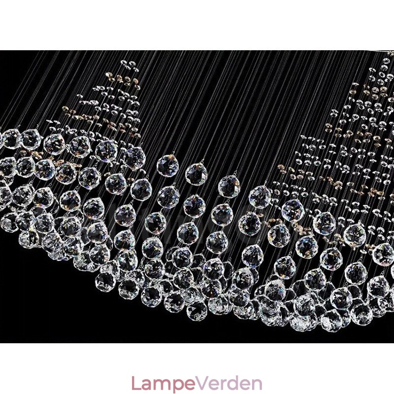 10 lys Moderne K9 Krystal Loft Pendel Lys Indendørs Lysekrone Belysning Lamper Armaturer