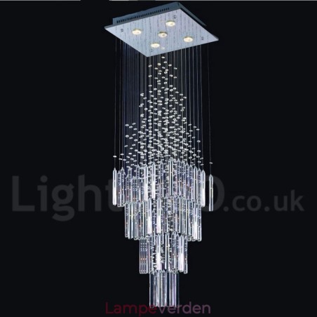 5 lys Moderne K9 Krystal Loft Pendel Lys Indendørs Lysekrone Belysning Lamper Armaturer 5 lys Moderne K9 Krystal Loft Pendel Lys Indendørs Lysekrone Belysning Lamper Armaturer