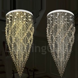 15 lys Moderne K9 Krystal Loft Pendel Lys Indendørs Lysekrone Belysning Lamper Armaturer