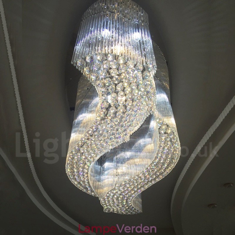 Moderne K9 crystal loft pendel lys indendørs lysekrone belysning lamper armaturer