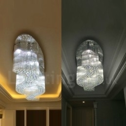 Moderne K9 crystal loft pendel lys indendørs lysekrone belysning lamper armaturer