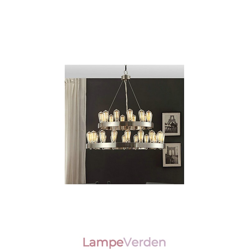 Vintage Mini stil krom metal lysekrone