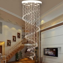 7 lys Moderne K9 Krystal Loft Pendel Lys Indendørs Lysekrone Belysning Lamper Armaturer