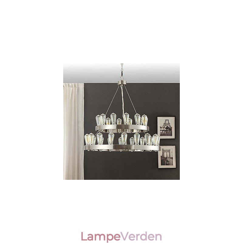 Vintage Mini stil krom metal lysekrone