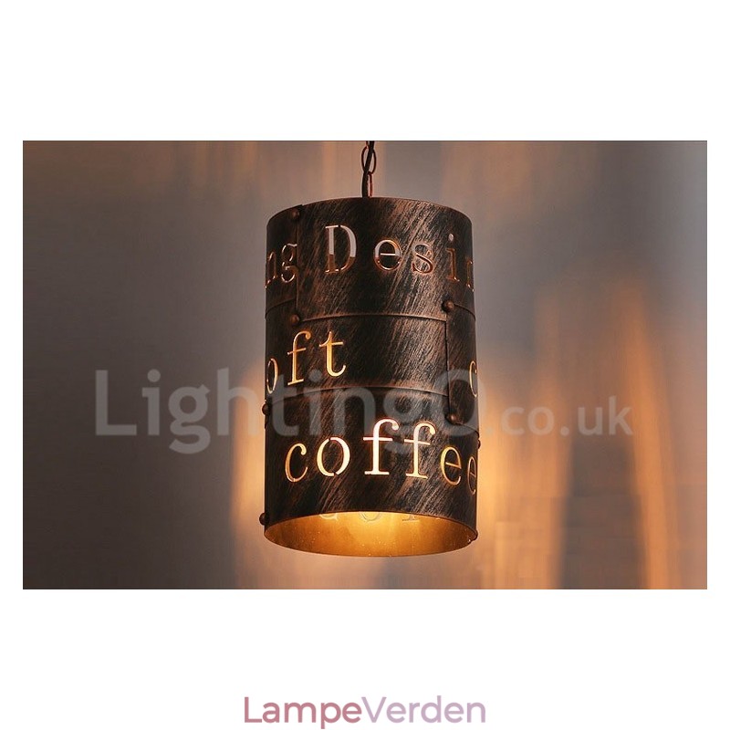 1 Light Retro Vintage Pendel Light Cafe House Pendel Lampe