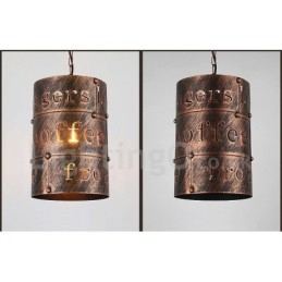 1 Light Retro Vintage Pendel Light Cafe House Pendel Lampe