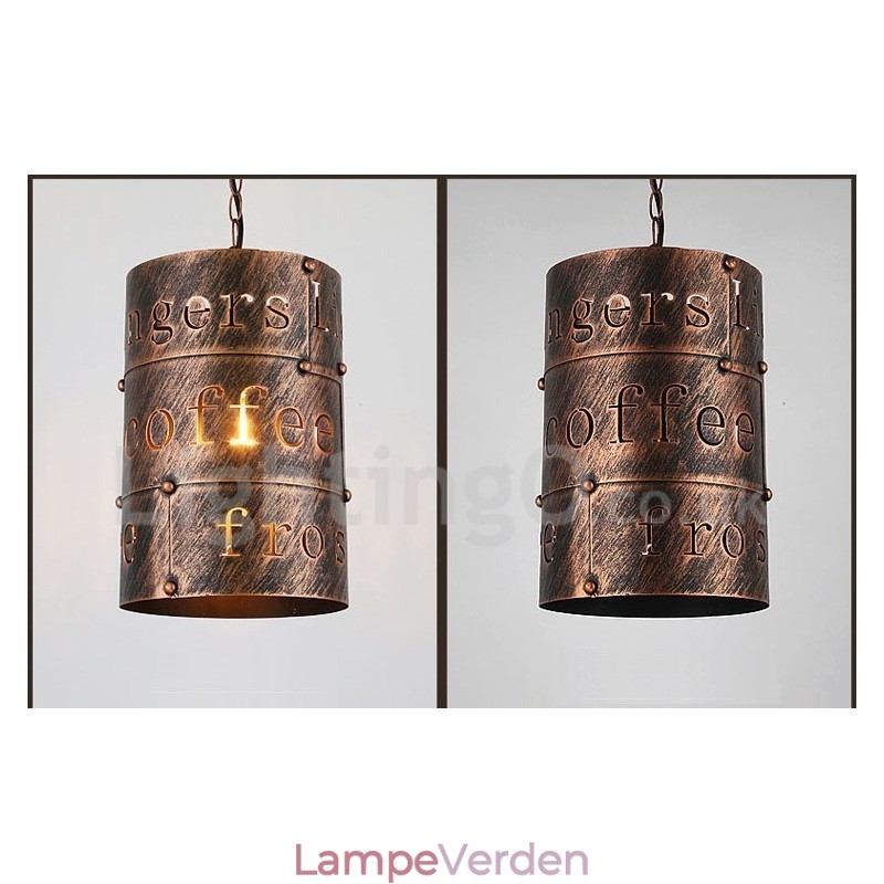 1 Light Retro Vintage Pendel Light Cafe House Pendel Lampe