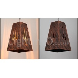 1 Light Retro Vintage Pendel Light Cafe House Pendel Lampe