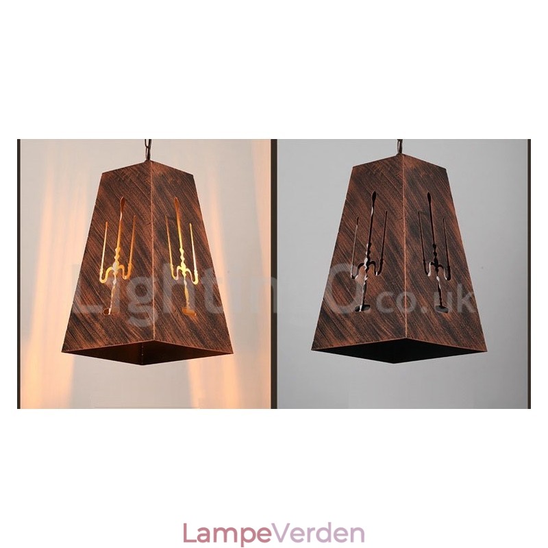 1 Light Retro Vintage Pendel Light Cafe House Pendel Lampe