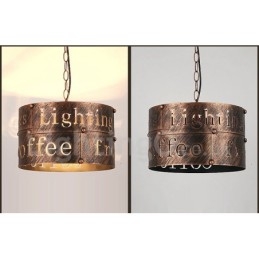 1 Light Retro Vintage Pendel Light Cafe House Pendel Lampe