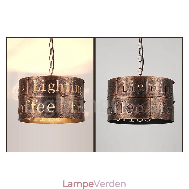 1 Light Retro Vintage Pendel Light Cafe House Pendel Lampe
