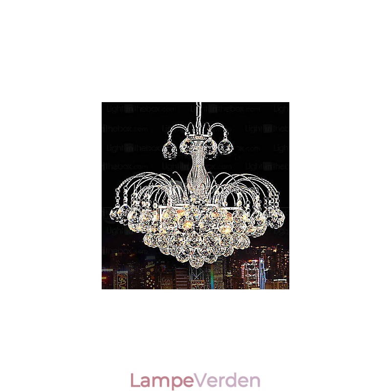 Pendant Luxury Modern Crystal Living 3 Lights lysekrone
