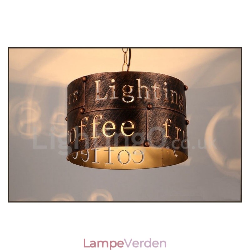 1 Light Retro Vintage Pendel Light Cafe House Pendel Lampe