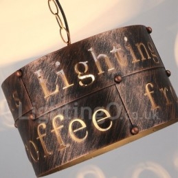 1 Light Retro Vintage Pendel Light Cafe House Pendel Lampe
