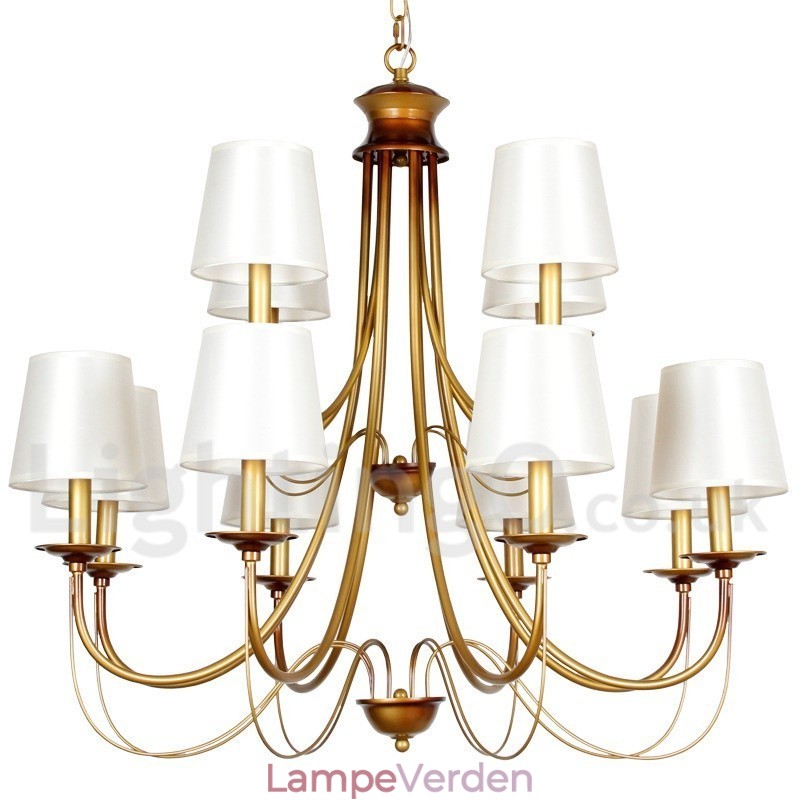12 lys rustik middelhavsstil moderne moderne lysekrone