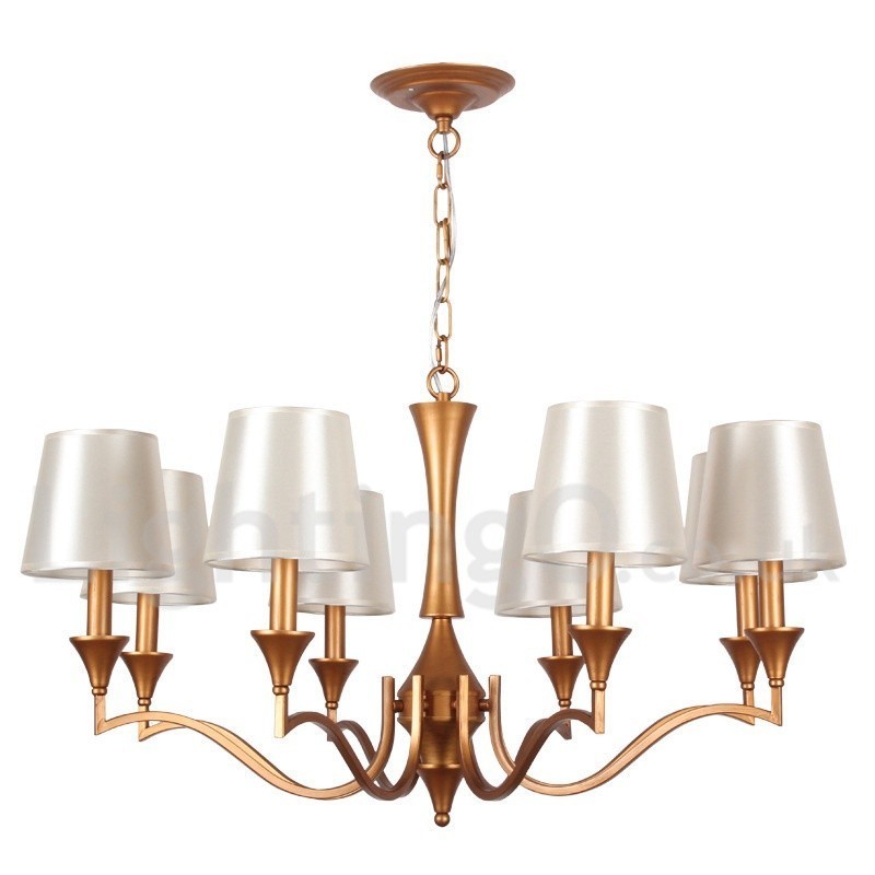 8 lys stearinlys stil lysekrone