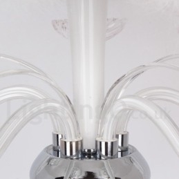 6 lys hvid moderne K9 Crystal Candle Style lysekrone