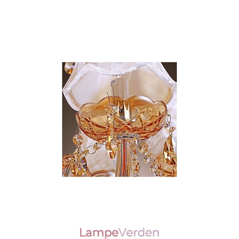 Europæisk stil luksus 6 lys lysekrone med K9 krystal