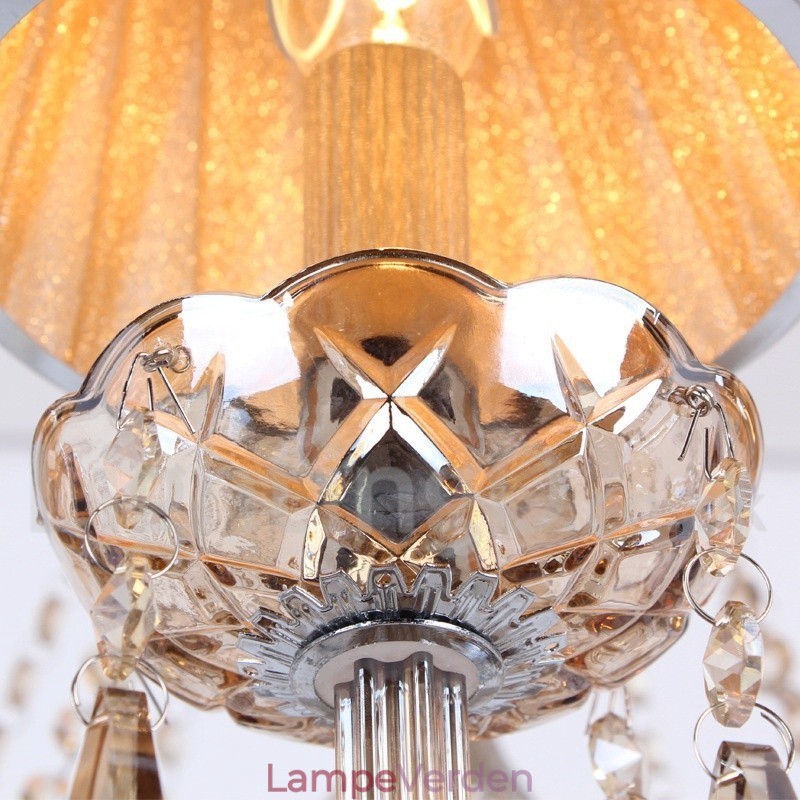 8 lys K9 Crystal Candle Style lysekrone