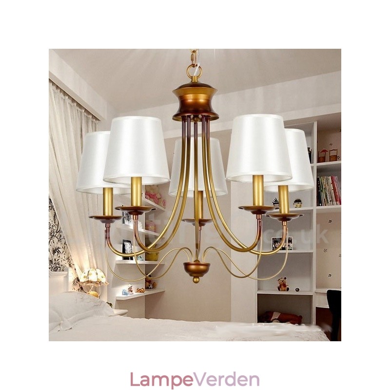 5 lys rustik middelhavsstil moderne moderne lysekrone