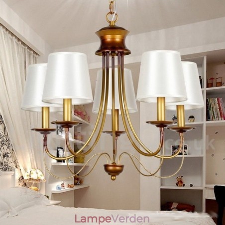5 lys rustik middelhavsstil moderne moderne lysekrone 5 lys rustik middelhavsstil moderne moderne lysekrone