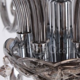 8 lys K9 Crystal Candle Style lysekrone