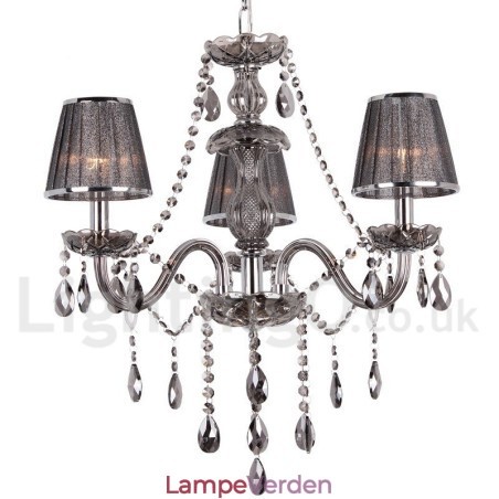 3 lys K9 Crystal Candle Style lysekrone 3 lys K9 Crystal Candle Style lysekrone