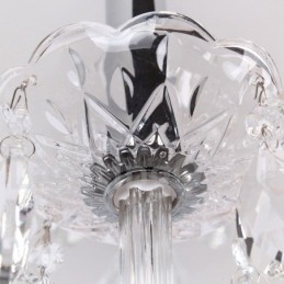 8 lys moderne K9 Crystal Candle Style lysekrone