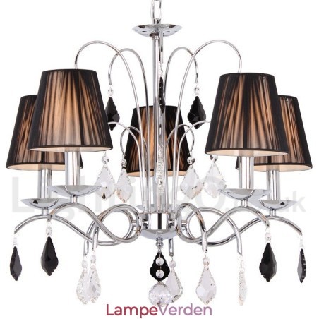 5 lys moderne K9 Crystal Candle Style lysekrone 5 lys moderne K9 Crystal Candle Style lysekrone