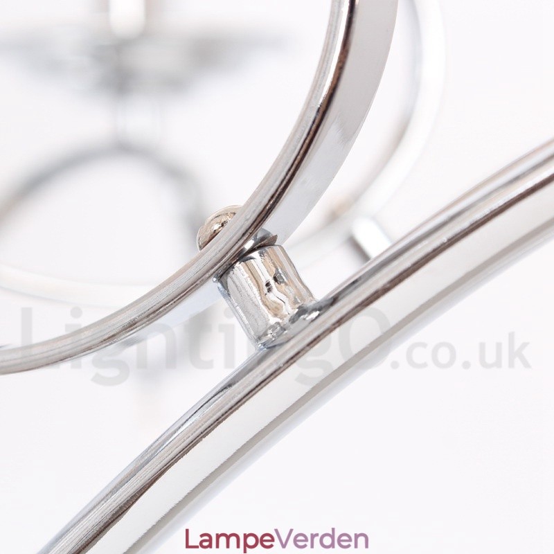 5 lys moderne K9 Crystal Candle Style lysekrone