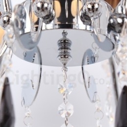 6 lys moderne K9 Crystal Candle Style lysekrone